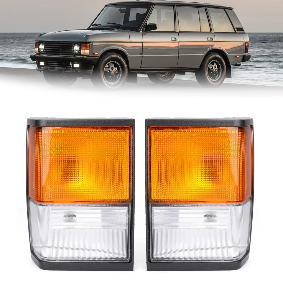Corner Lamps New For Land Rover Range Rover Classic 1987-1995 Clear UE - Изображение 3 из 4