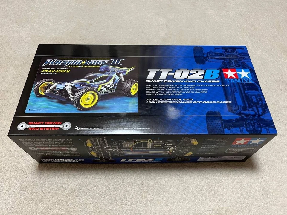 TAMIYA 1/10 RC No.630 PLASMA EDGE II TT-02B CHASSIS Assembly Kit Off-Road 58630 - Image 2 of 4