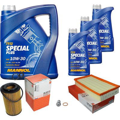 MAHLE Inspektionspaket 8 L MANNOL Special Plus 10W-30 für Mercedes-Benz E-Klasse