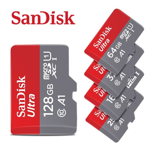 Original Sandisk Micro SD Karte mit KOSTENLOSEM ADAPTER auf SD 32GB 64GB 128GB - Bild 9 von 9