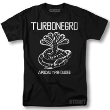 Turbonegro Shirt Apocalypse Dudes Rock Concert Vntg Graphic Design T-Shirt
