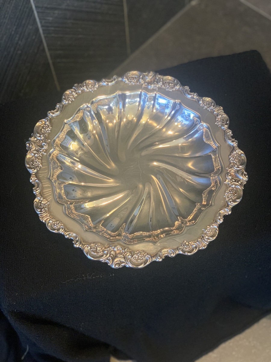 Vintage Baroque By Wallace Silverplate Bowl 12
