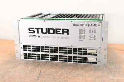 Studer D23m I/O System w/ A-Link HD Card, Fan Module, and Filter Module CG01BZK