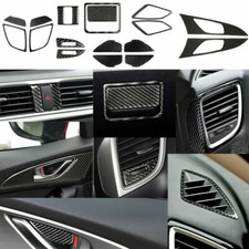 17pcs Carbon Fiber Interior Trim Cover Fit For Mazda 3 Axela 2014-2018