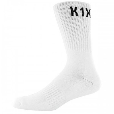 K1x baloncesto game time socks negro mid cut calcetines