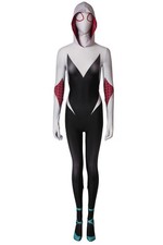Spider Gwen Cosplay Costume Into the Spider Verse Gwen Stacy Zentai Bodysuit