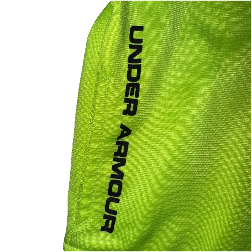 Chaqueta deportiva Under Armour con cremallera completa para niños pequeños, amarillo neón, talla 18 meses Foto 3 de 4