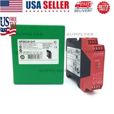 XPSAC512 Safety Relay Module E-Stop 24VACDC 2LED US Free TAX