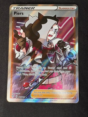 Piers 187/189 Ultra Rare Darkness Ablaze Pokemon Holo Near Mint