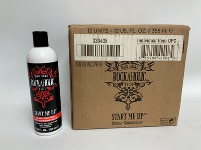 12 x Bed Head TIGI Rockaholic Start Me Up Farbspülung 12oz/355ml