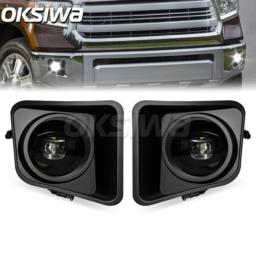 LED Fog Light for 2014-2021 Toyota Tundra, Front Bumper Lamps Plug and Play Pair - product listing photo