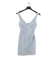 MinkPink A-Line Midi Dress M in Blue