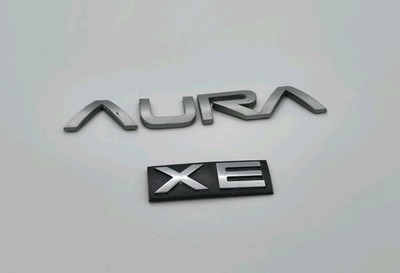 2007-2010 SATURN AURA XE REAR GATE EMBLEM LOGO BADGE SYMBOL SET OEM 