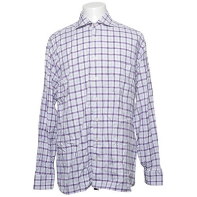 GANT, Hemd, Größe: XL, Lila/Weiß, Baumwolle, Karo, Herren #Cex