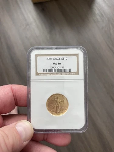 American Gold Eagle $10 (1/4oz) 2006 MS 70 NGC Certified Coin