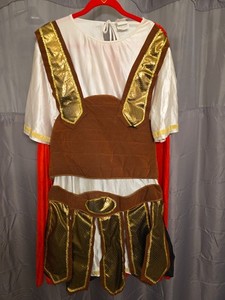 ROME greek Roman God army soldier Halloween Costume toga Felt armor set