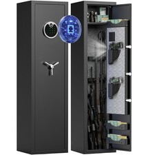 3-5 Gun Safe 54'' Digital Gun Safe,Gun Cabinet for Rifle and Pistol with Shelf