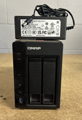 TS-253A QNAP 2 Bay Desktop NAS 4GB Memory With Power Supply Fully Tested