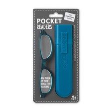 if Pocket Readers - Teal 2.0, Reading Glasses in a Slim Pocket Sized case, 60 g