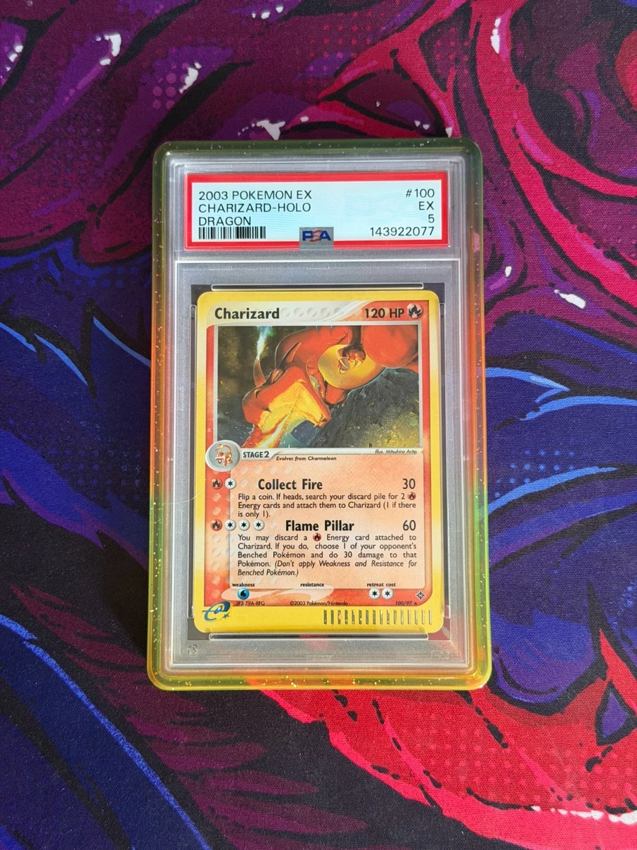 リザードン　旧裏　1弾　psa5 CHARIZARD-HOLO Pokémon TCG Grade 5 Charizard Individual Collectible Card Game