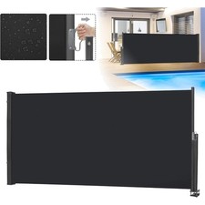 Ausziehbare Seitenmarkise mit stabiler Wandhalterung - Privatsphäre