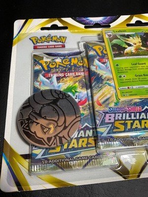 Brilliant Stars 3 Booster Pack Blister Leafeon Pokemon Card TCG Brand New Sealed | eBay Brilliant Stars 3 Booster Pack Blister Leafeon Pokemon Card TCG Brand New Sealed | eBay