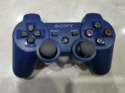Sony PS3 DualShock 3 Wireless Controller   Azurite  Blue OEM Original Tested