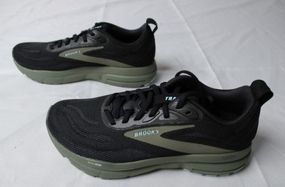 Brooks Men's Trace 4 Running Shoes JL3 Black/Ebony/Dusty Olive Size US:7 UK:6