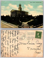 State Capitol Nashville Tenn Government Building Postcard
