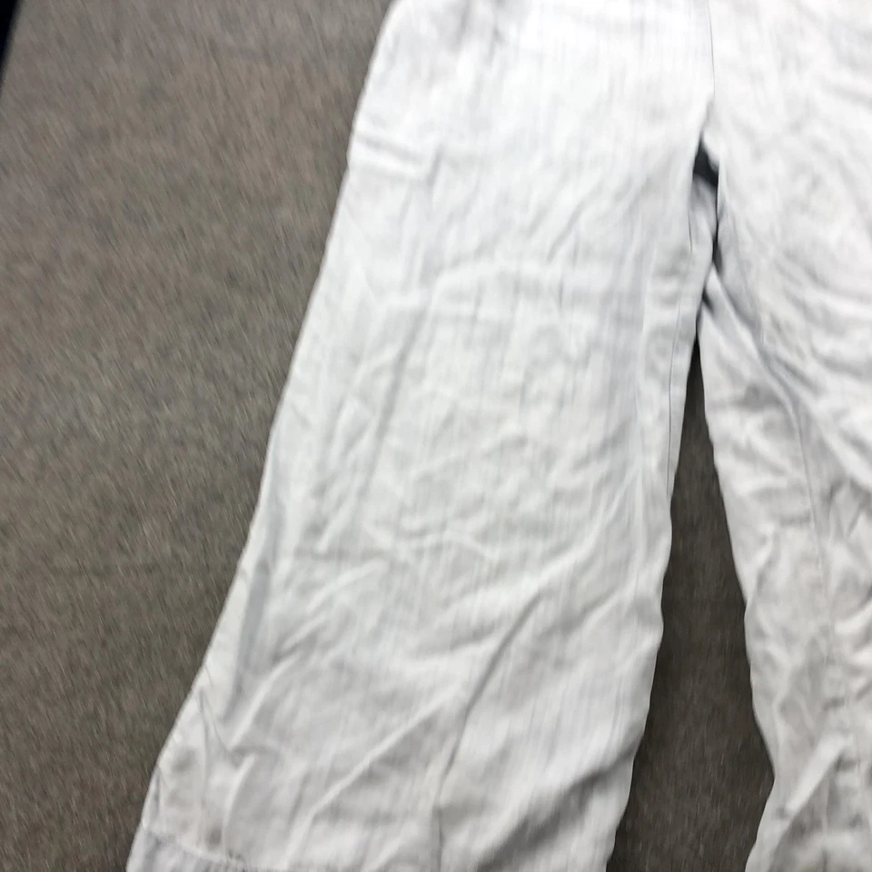 Bella Dahl Jumpsuit Womens Large Blue Spaghetti Strap Elastic Waist Wide Leg - Image 3 of 4