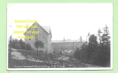 [J515] Derbyshire? R/P Postkarte Thomas Champness Memorial Wing, Cliff College