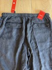 Skirt BL Black Pull on Wide Leg Pants Elastic Draw String Waist Size Large NWT — photo 7