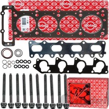 ELRING ZYLINDERKOPFDICHTUNG-SATZ + SCHRAUBEN f&uuml;r M111 MERCEDES W124 W202 W638