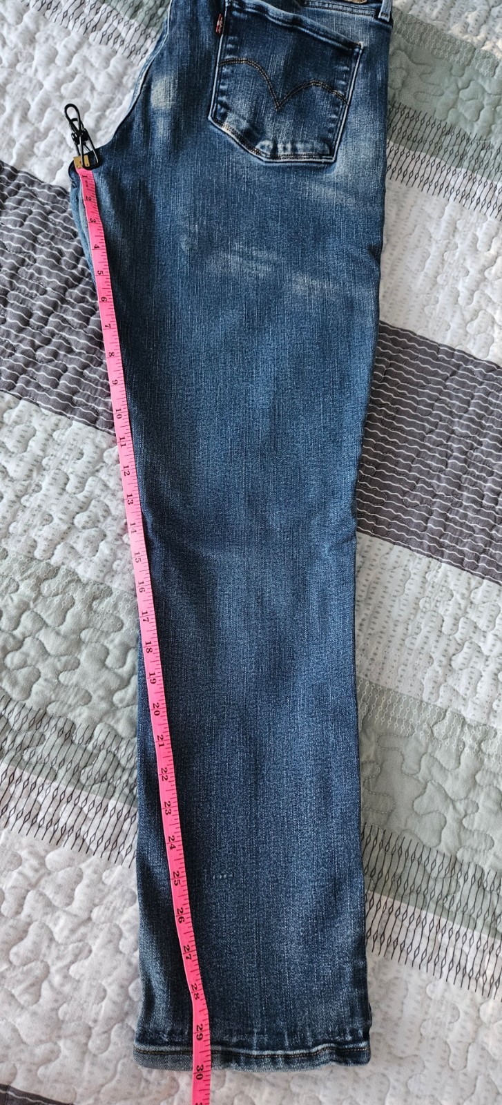 Womens Levis Size 16 Jeans Mid Rise Skinny Stretch thumbnail 8