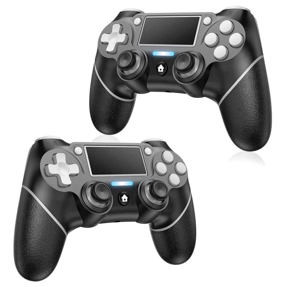 High-Performance 2 Pack Wireless Controllers for PS4/PC - Low Latency & Comfort - Image 3 of 4