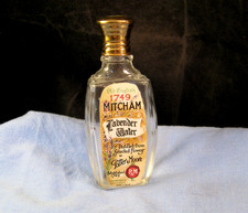 1749 MITCHAM POTTER & MOORE VINTAGE GLAS PARFÜM DUFT LAVENDEL WASSERFLAKON