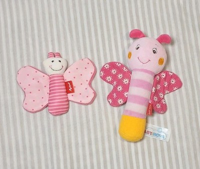   Schmetterling SET   Biene Baby Knistertier Greifling Sigikid Bsby Nova rosa