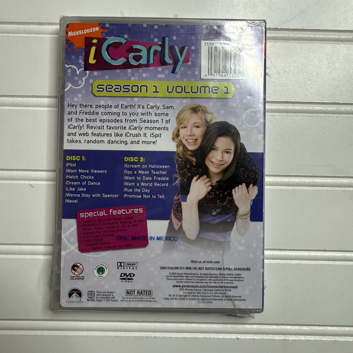 Buy iCarly Season 1, Volume 1 (DVD, 2008) online | eBay