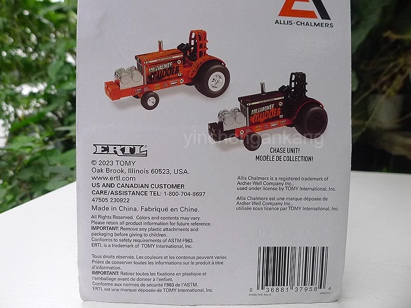 ERTL 1:64 SCALE PULLER Allis-Chalmers D21 MILWAUKEE MUDDER Pulling Tractor NIP - Image 3 of 4