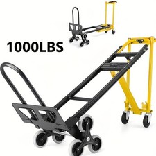 Aluminum Convertible Hand Truck 3-in-1 1000 Lbs Capacity Heavy Duty Dolly Cart