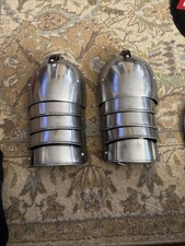 Medieval Pauldron Set Pair Plate Armor Carbon Steel Real Adult Size