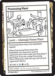 Processing Plant #617 Mystery Booster 2 Playtest Card