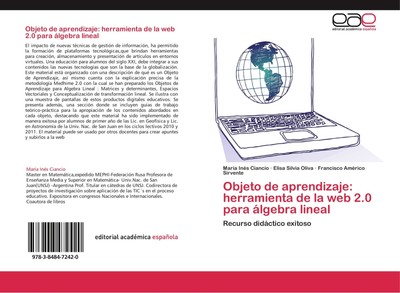 Objeto de aprendizaje: herramienta de la web 2.0 para álgebra lineal María Inés 