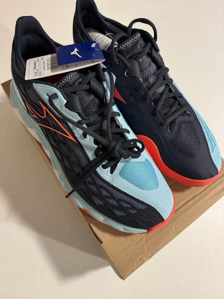 Zapato de tenis Mizuno Wave Enforce Tour para hombre AC azul claro 9,5 Foto 3 de 4