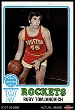 1973 Topps #145 Rudy Tomjanovich Rockets HOF Michigan 5 - EX