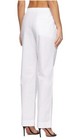 Alexander Wang White Wide Leg Cargo Pants High Waisted Cotton medium NET $698 — photo 9