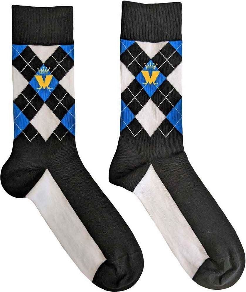 Abbigliamento Madness: Rock Off - Crown & M Blue Diamond (Socks / Calzini Alti U
