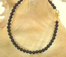 VARIETY 5MM INDO-PACIFIC CALIBRATED ROUND BLACK CORAL BEAD ANKLET 9.0"-11.0" #1