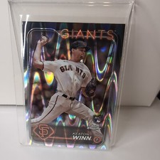 RayWave Refractor Keaton Winn #208 2024 Topps Chrome Rookie Card SF Giants