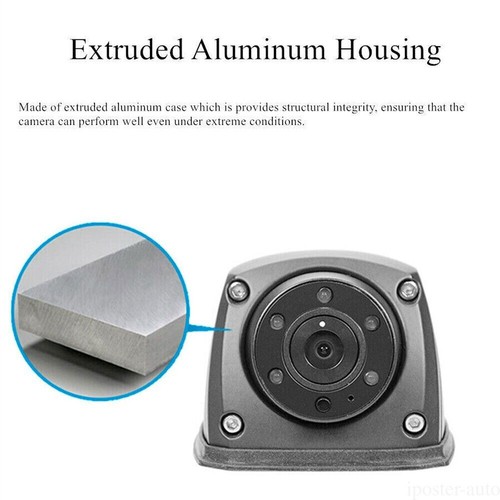 AHD 1080P Side Mounted Rear View Backup Camera For Truck RV Bus Camper Trailer - Picture 13 of 17